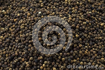 Top view of a pile of yellow Vietnamese pepper Stock Photo