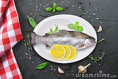 Fish cooking in classical italian style Stock Photo