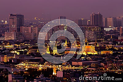 Rattanakosin Island, Bangkok Thailand Stock Photo