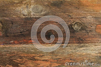 Top view vintage wood board,close up old wood pattern and texture background Stock Photo