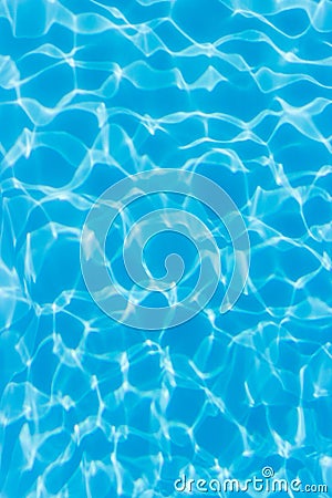 Top view water caustics background Stock Photo