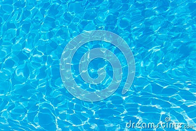 Top view water caustics background Stock Photo