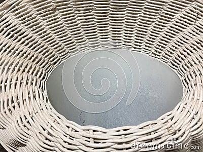 Top of weave basket Stock Photo