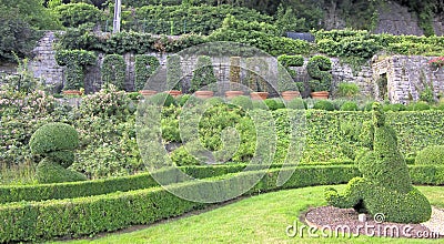 Topiary garden Stock Photo