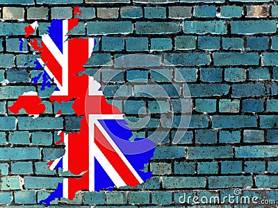 Topics to United Kingdom (background) Stock Photo