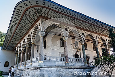 The Audience Chamber Chamber of Petitions, Topkapi Palace Museum, Istanbul Editorial Stock Photo
