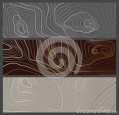 Topographic background. Contouring topographics, abstract mapping graphic landscape. Black map texture, dark gold line Vector Illustration
