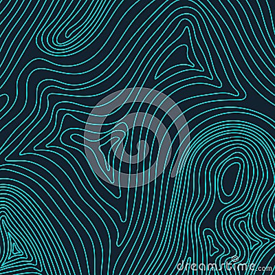 Topographic map background concept with space for your copy. Topography lines art contour , mountain hiking trail Vector Illustration