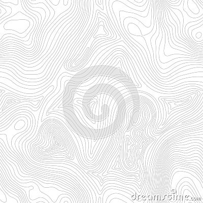 Topographic map background concept with space for your copy. Topography lines art contour , mountain hiking trail Vector Illustration