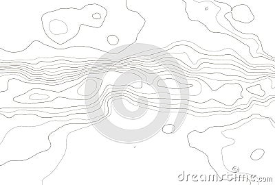 Topographic map contour background. Topography map elevation. Contour map vector. Geographic World Topography map grid. Vector Illustration