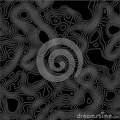 Topographic map contour background Vector Illustration