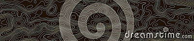 Topographic map lines background. Abstract vector illustration Cartoon Illustration