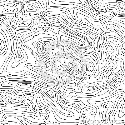 Topographic map, seamless pattern Vector Illustration
