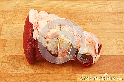 Topside beef joint Stock Photo