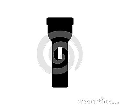 Torch icon illustrated in vector on white background Stock Photo