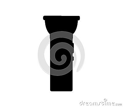 Torch icon illustrated in vector on white background Stock Photo