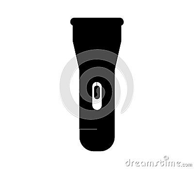 Torch icon illustrated in vector on white background Stock Photo