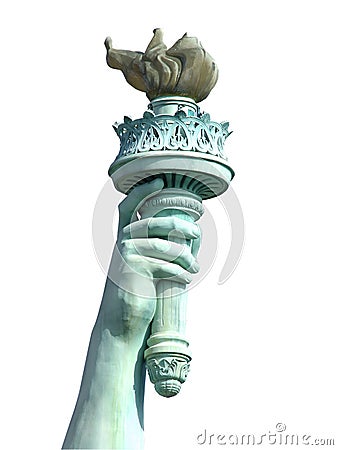 Torch Of Liberty Stock Photo