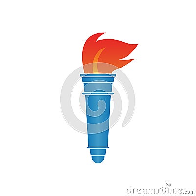 Torch Vector Illustration