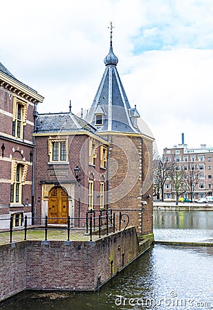 The Torentje, Little Tower of the Dutch Prime Minister portrait Editorial Stock Photo