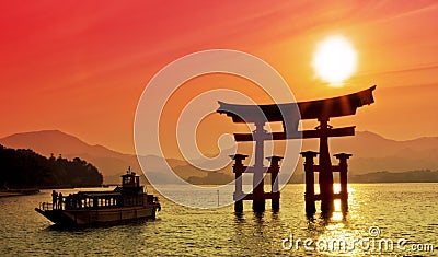 Torii Gate Stock Photo