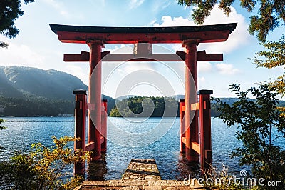 Torii Gate Stock Photo