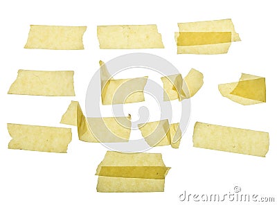 Torn Masking Tape Stock Photo