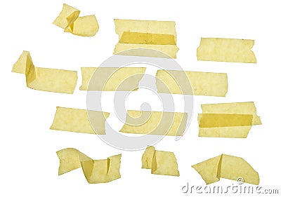 Torn Masking Tape Stock Photo