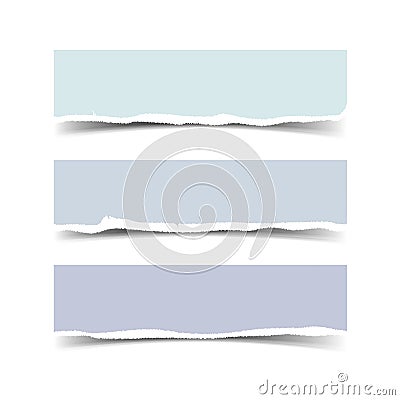 Torn paper banner Vector Illustration