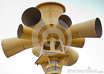 Tornado Siren Stock Photo