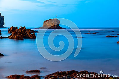 Toro Beach, Llanes, Asturias, Spain Stock Photo