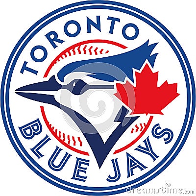 Toronto blue jays sports logo Editorial Stock Photo