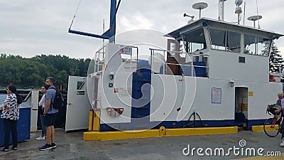 Toronto ferry boat view Editorial Stock Photo