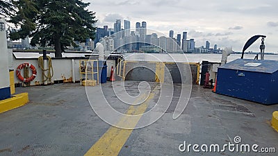 Toronto ferry boat view Editorial Stock Photo