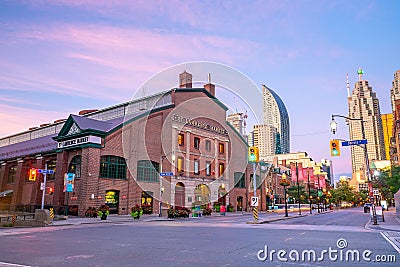 Toronto, Canada- September 15, 2019: St Lawrence Market in downtown area Toronto Editorial Stock Photo