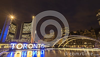 Toronto City hall Editorial Stock Photo