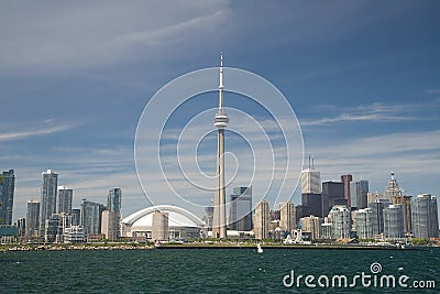 Toronto City Skyline Stock Photo