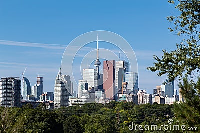 Toronto from the East Editorial Stock Photo
