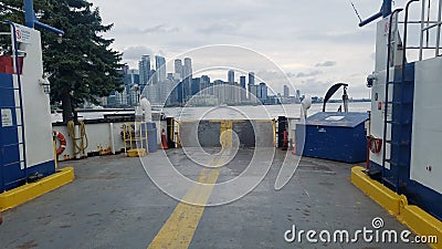 Toronto ferry boat view Editorial Stock Photo