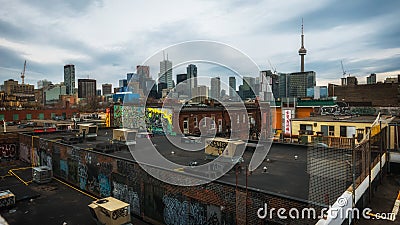 Toronto Gloom from Kensington Market Editorial Stock Photo