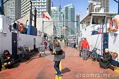 Toronto Islands Ferry Editorial Stock Photo