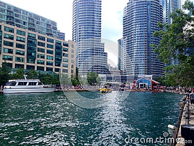 Toronto lake view Editorial Stock Photo