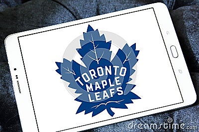 Toronto Maple Leafs hockey team logo Editorial Stock Photo