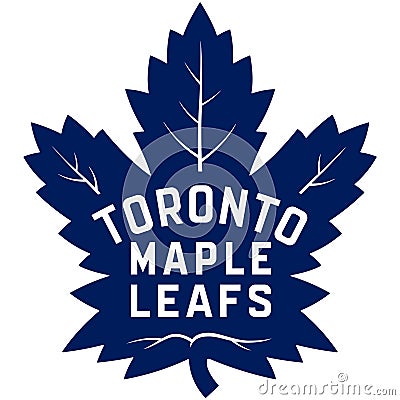 Toronto maple leafs sports logo Editorial Stock Photo