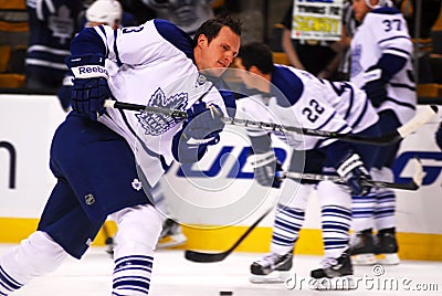 Toronto Mapleleafs Captain Dion Phaneuf Editorial Stock Photo