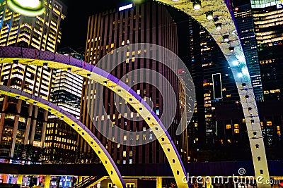 Toronto night view (Canada) Stock Photo