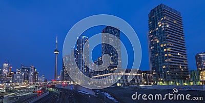 Toronto skyline Editorial Stock Photo