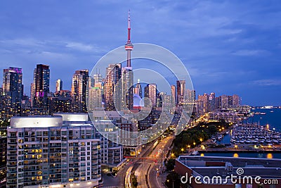 Toronto Skyline Editorial Stock Photo