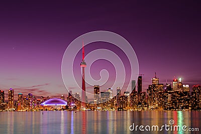 Toronto skyline Editorial Stock Photo