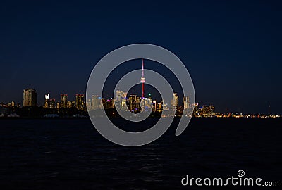 Toronto Skyline at sunset. Stock Photo